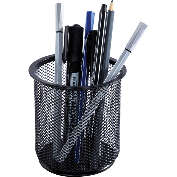 Black Mesh Wire Pencil/Pen Cup Holder