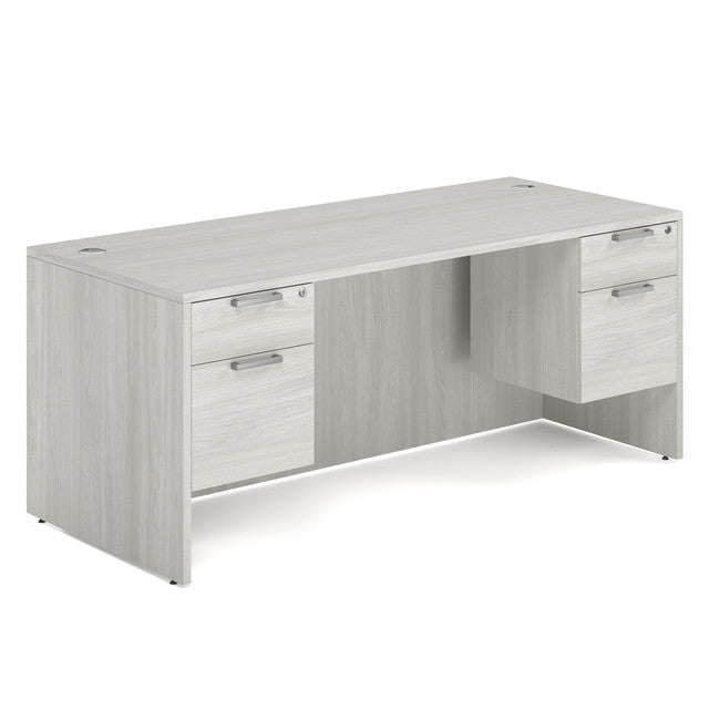 OS 71"W x 30"D Double 3/4 Pedestal Desk