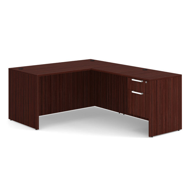 SGLHLOS103 Single Hanging Box/File Pedestal Desk 60"W x 77"D