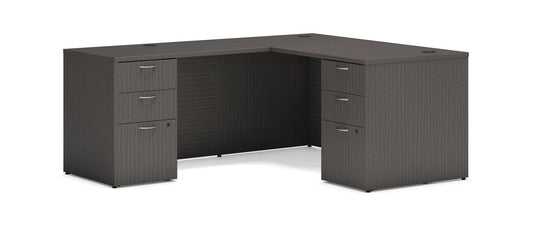 MOD L-Shape Desk 60"W x 72"D with Dual Pedestals