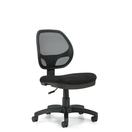 Offices to Go 11642B Mesh Back Task - Armless Chair