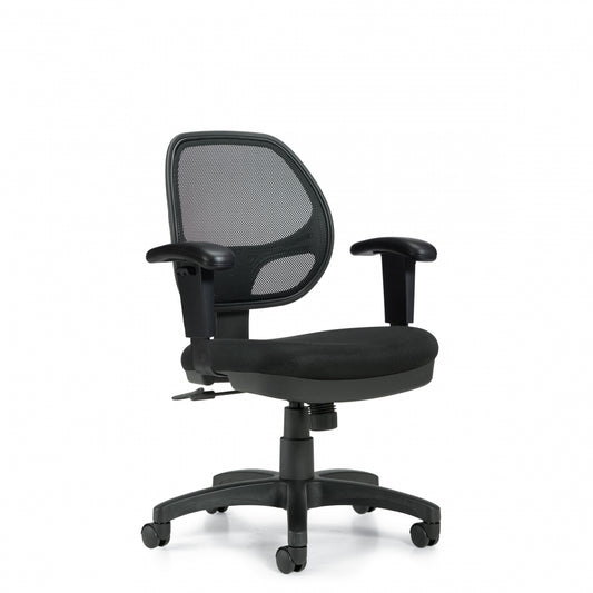 Offices to Go 11647 Mid Back Mesh Back Synchro-Tilter Chair