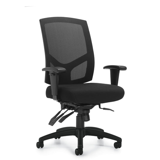 Offices to Go OTG11769 Mesh Back Multi-Function Chair with Arms