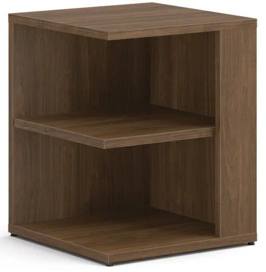 10500 SERIES Square End Cap Bookshelf — 2-Fixed Shelves