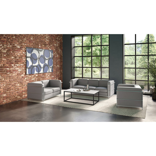 MADISON Club Chair with Chrome Frame