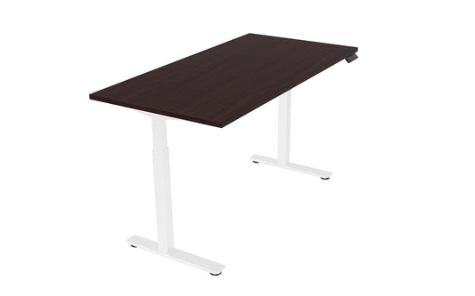 Offices to Go 48"W x 30"D Height Adjustable Table Top and Base Unit (White Base)
