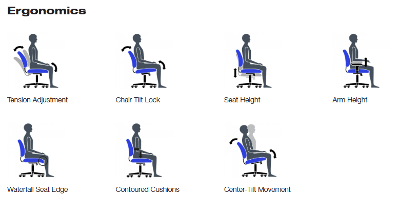 Offices to Go OTG11612B Tilter Chair