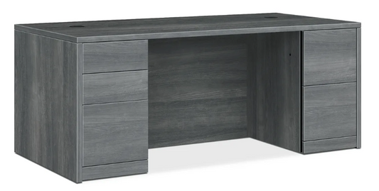 10500 Rectangular Double Pedestal Desk 72x36x29.5