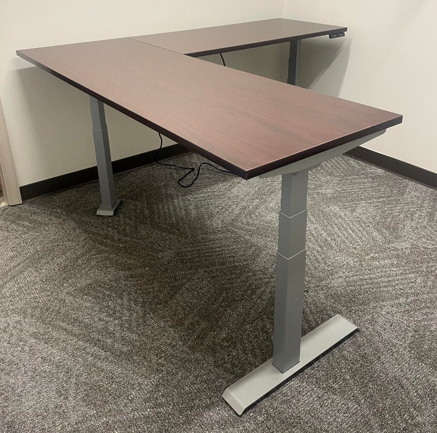 Quickie-3 Height Adjustable Electric 3 Leg Table Base (Base only)