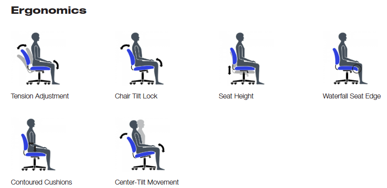 OTG11782B Luxhide Tilter Chair