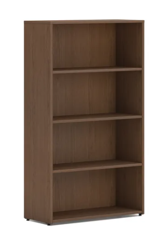 HON MOD 4-Shelf 53"H Bookcase