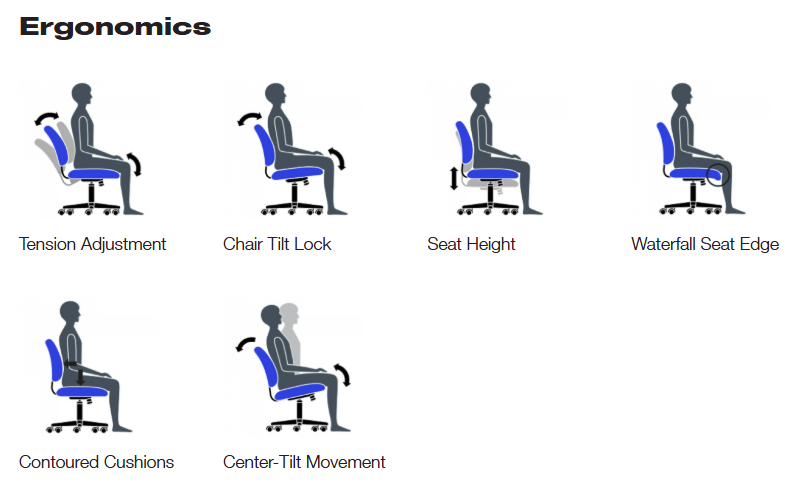 Offices to Go OTG11776B LuxPlus Tilter Chair