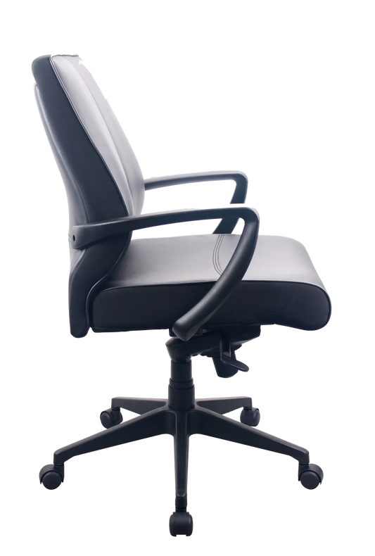 TP350 Tempur Pedic Mid-Back Leather Chair