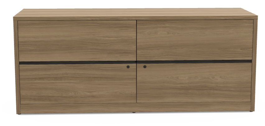 10500 HON Credenza with 2 Lateral Files