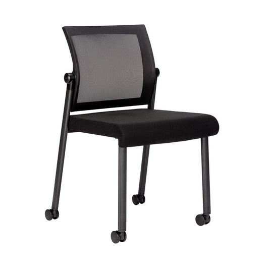 OSLO Mesh Back Stacking Chair (Casters included)