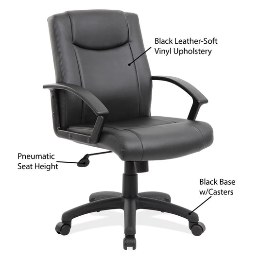 ADVANTAGE Executive Mid Back with Black Frame