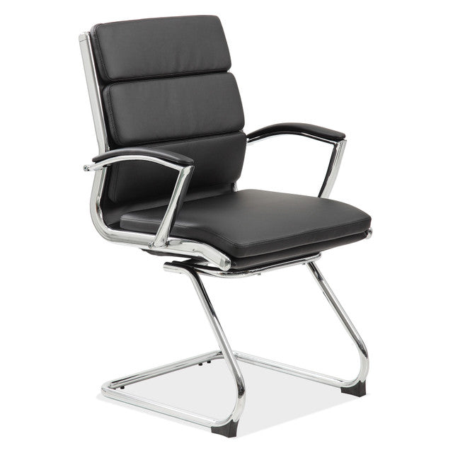 MERAK Executive Guest Chair with Chrome Sled Base
