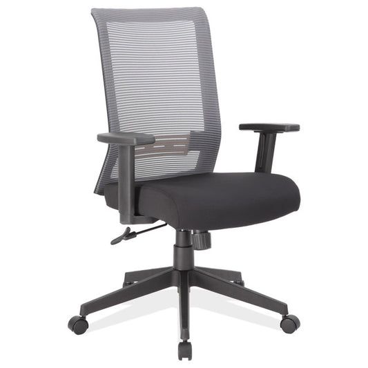Interchangeable Collection | Mesh High Back Task Chair with Black Base