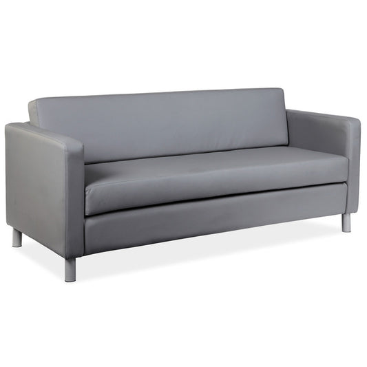 Define Sofa with Silver Metal Legs