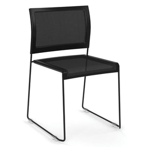 COLOR STACK Mesh Stack Chair with Painted Frame