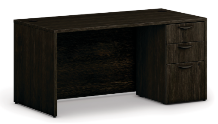 HON Mod Desk with Box/Box/File Pedestal 60"W x 30"D x 29"H