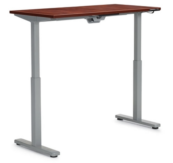 60"W x 24"D Height Adjustable Table Top and Base Unit