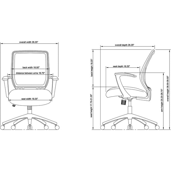 Executive Mid-Back Work Chair