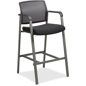 Mesh Back Stool with Fabric Seat