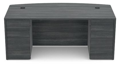 10500 HON Double Pedestal Bow Top Desk