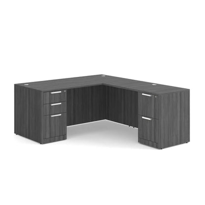 DBLFLOS102 Double Pedestal "L" Package (66"W x 78"D)