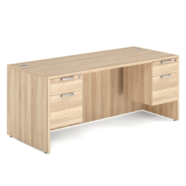 DBLHDOS105 71"W x 30"D Double 3/4 Pedestal Desk