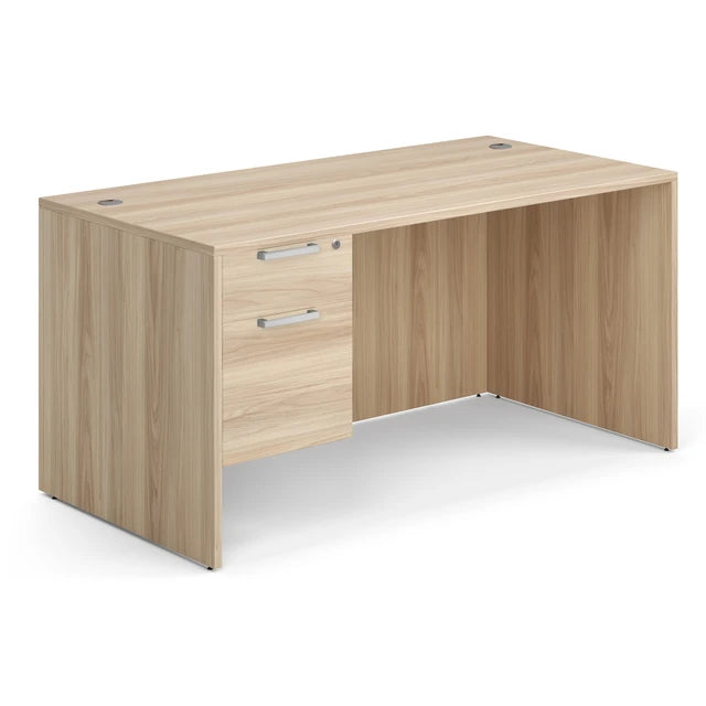 OS Laminate Single 3/4 Pedestal Desk - 60" x 30"