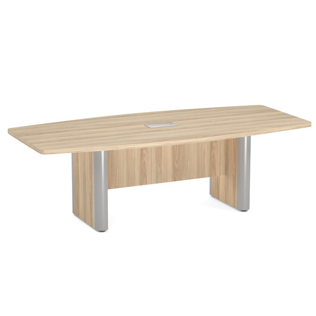 OS Boat-Shaped Conference Table with Elliptical Base