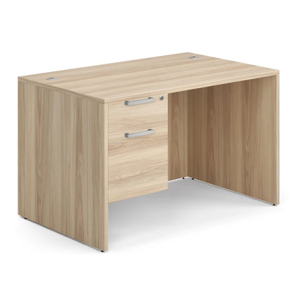 OS Laminate Collection Single 3/4 Pedestal Desk - 48" x 30"
