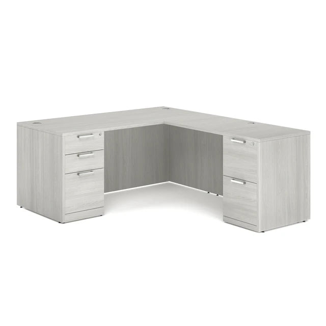 DBLFLOS102 Double Pedestal "L" Package (66"W x 78"D)