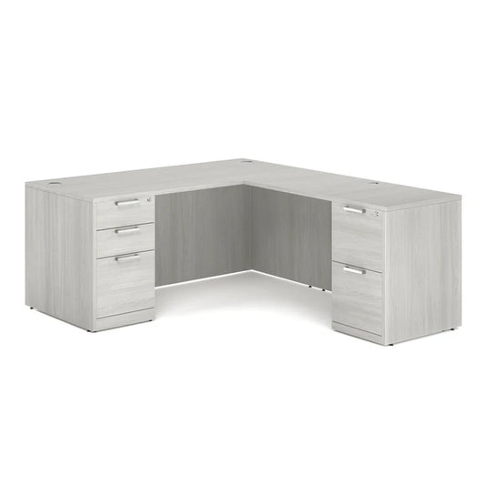 DBLFLOS102 Double Pedestal "L" Package (66"W x 78"D)