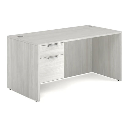 OS Laminate Single 3/4 Pedestal Desk - 60" x 30"