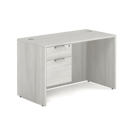 OS Single 3/4 Pedestal Desk 48"W x 24"D