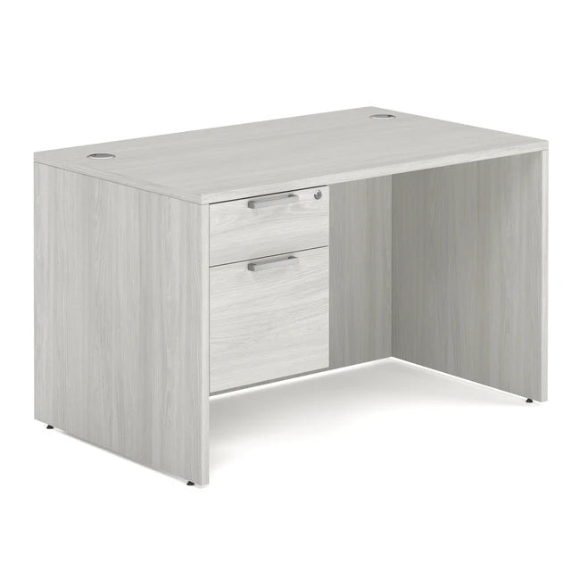OS Laminate Collection Single 3/4 Pedestal Desk - 48" x 30"