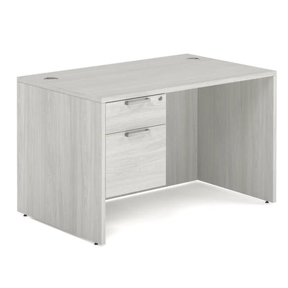 OS Laminate Collection Single 3/4 Pedestal Desk - 48" x 30"