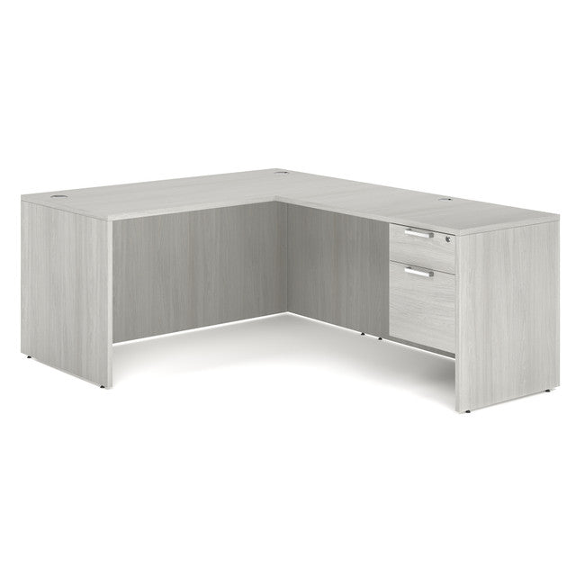 SGLHLOS103 Single Hanging Box/File Pedestal Desk 60"W x 77"D