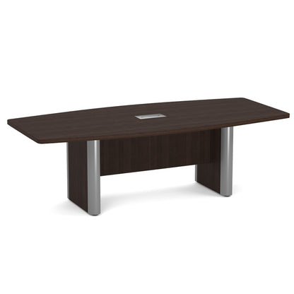 OS Boat-Shaped Conference Table with Elliptical Base