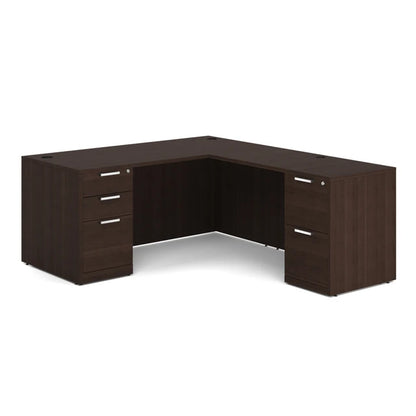 DBLFLOS102 Double Pedestal "L" Package (66"W x 78"D)