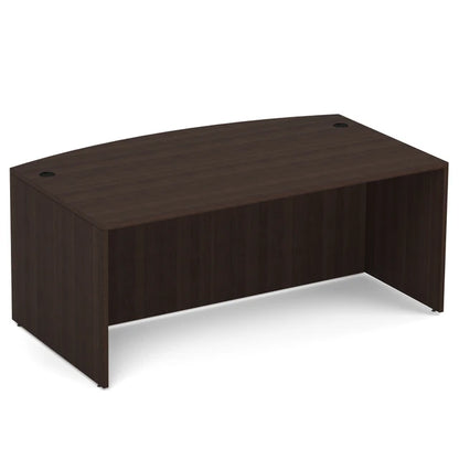 OS189  71"W Bowfront Desk Shell