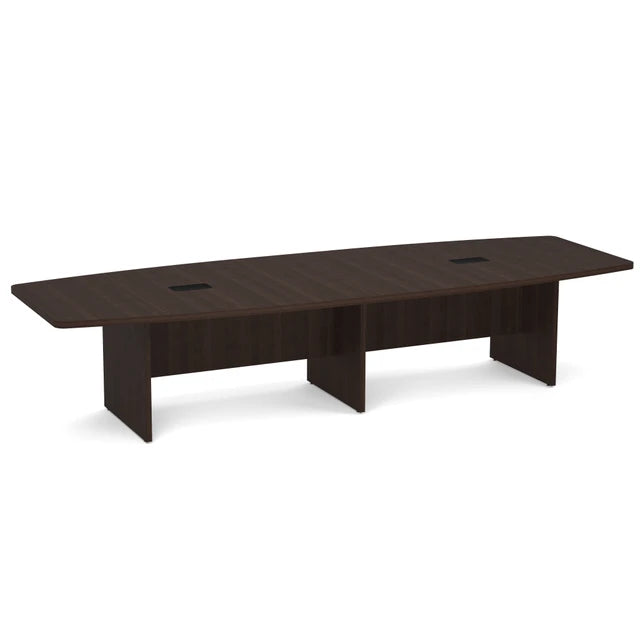 OS238 12' Boat Shape Conference Table