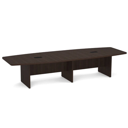 OS238 12' Boat Shape Conference Table