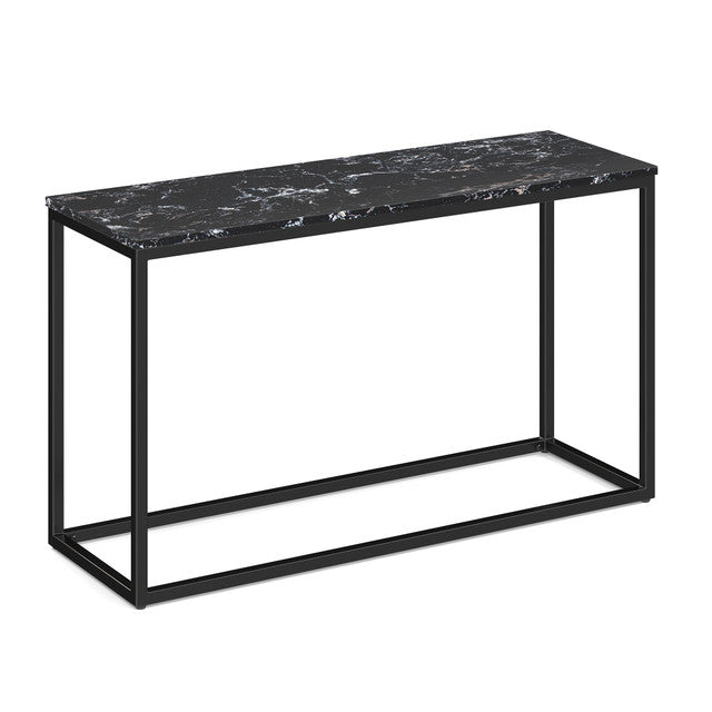 LENOX Console Table with Black Metal Base