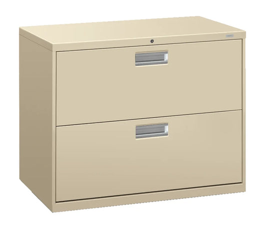 HON BRIGADE 36"W 2-Drawer Lateral Metal File Cabinet