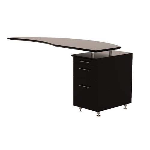 Medina™ 63" Right Curved Desk Return, P/B/F Pedestal