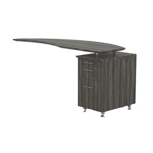 Medina™ 63" Right Curved Desk Return, P/B/F Pedestal